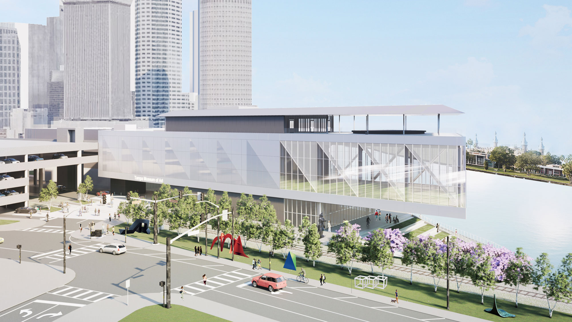 Rendering of North Side of Expansion Wing